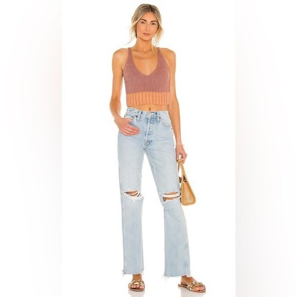 FREE PEOPLE Intimately Here All Day Brami In Mauve Combo NWT - Picture 6 of 10